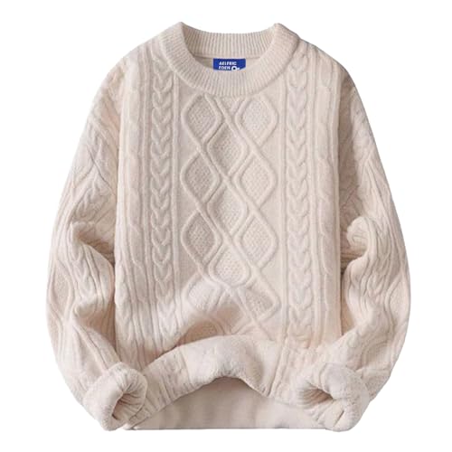 Aelfric Eden Oversized Sweater 90s Vintage Knitted Sweater Long Sleeve Sweater Women Woven Crewneck Pullover