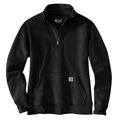 Carhartt Womens Relaxed Fit Midweight QuarterZip MockNeck Sweatshirt